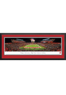 Blakeway Panoramas Rutgers Scarlet Knights High Point Solutions Stadium Big Ten Deluxe Framed Post..