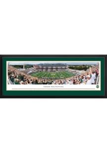 Blakeway Panoramas Colorado State Rams Stadium Striped Deluxe Framed Posters
