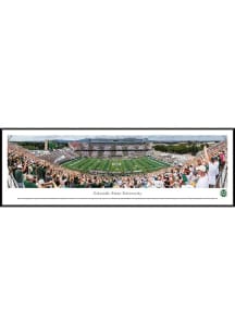 Blakeway Panoramas Colorado State Rams Stadium Striped Deluxe Framed Posters
