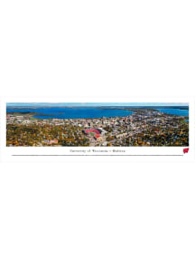 Blakeway Panoramas Wisconsin Badgers Camp Randall Stadium Aerial Tubed Unframed Poster