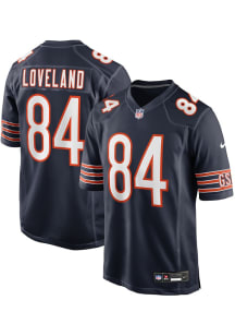 Colston Loveland  Nike Chicago Bears Navy Blue Home Football Jersey