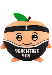 Atlanta Hawks Peach 12" Throw Pillow - Black
