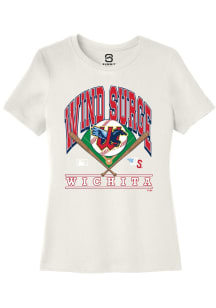 Summit Sportswear Wichita Wind Surge Womens White Homefield Short Sleeve T-Shirt