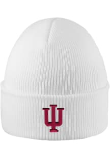 LogoFit Indiana Hoosiers White North Pole Mens Knit Hat