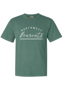 Summit Sportswear Northwest Missouri State Bearcats Womens Green New Basic Short Sleeve T-Shirt