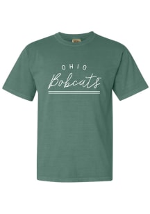 Summit Sportswear Ohio Bobcats Womens Green New Basic Short Sleeve T-Shirt