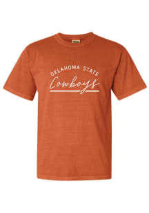 Summit Sportswear Oklahoma State Cowboys Womens Orange New Basic Short Sleeve T-Shirt