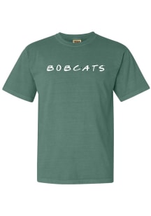 Summit Sportswear Ohio Bobcats Womens Green Wordmark Dots Short Sleeve T-Shirt