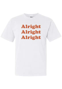 Summit Sportswear Austin White Alright Alright Alright Short Sleeve T Shirt