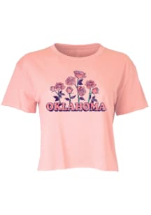 Summit Sportswear Oklahoma Womens Pink Rosa Short Sleeve T-Shirt