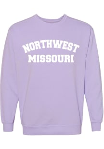 Summit Sportswear Northwest Missouri State Bearcats Womens Purple Classic Crew Sweatshirt