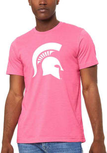 Summit Sportswear Michigan State Spartans Womens Pink Classic Short Sleeve T-Shirt
