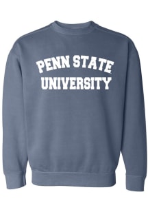 Summit Sportswear Penn State Nittany Lions Womens Blue Classic Crew Sweatshirt