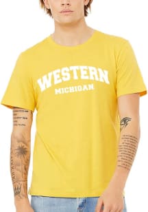 Summit Sportswear Western Michigan Broncos Womens Yellow Classic Short Sleeve T-Shirt