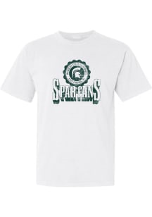 Summit Sportswear Michigan State Spartans Womens White Team Short Sleeve T-Shirt