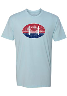 Summit Sportswear Waco Light Blue City Flag Short Sleeve Fashion T Shirt