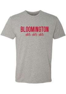 Summit Sportswear Bloomington Grey Bicycles Short Sleeve Fashion T Shirt