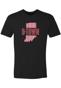 Summit Sportswear Bloomington Black B-Town Pattern Infill Short Sleeve Fashion T Shirt