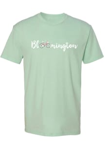 Summit Sportswear Bloomington Womens Green Bicycles Short Sleeve T-Shirt