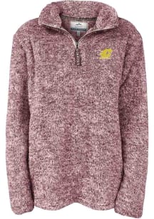 Summit Sportswear Central Michigan Chippewas Womens Maroon Whitney Qtr Zip