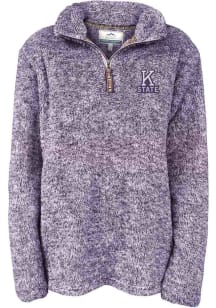 Summit Sportswear K-State Wildcats Womens Purple Whitney Qtr Zip