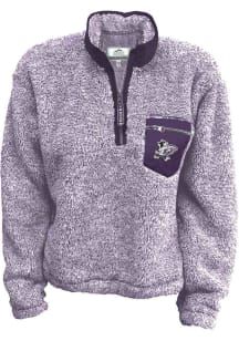 Summit Sportswear K-State Wildcats Womens Purple Jen Qtr Zip