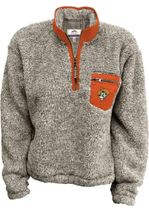 Summit Sportswear Oklahoma State Cowboys Womens Black Jen Qtr Zip