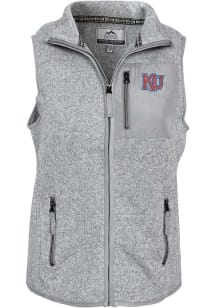 Summit Sportswear Kansas Jayhawks Womens Grey Mary Kate Vest