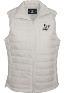 Summit Sportswear K-State Wildcats Womens White Madalyn Vest