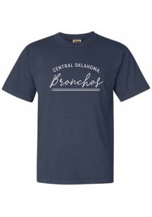 Summit Sportswear Central Oklahoma Bronchos Womens Navy Blue Jackie Short Sleeve T-Shirt
