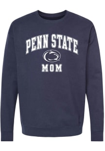 Summit Sportswear Penn State Nittany Lions Womens Navy Blue Mom Crew Sweatshirt