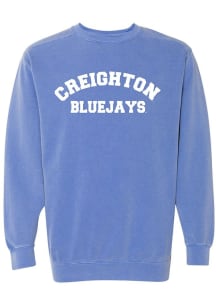 Summit Sportswear Creighton Bluejays Womens Blue Bailey Crew Sweatshirt