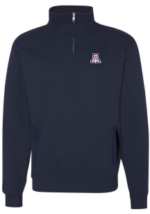 Summit Sportswear Arizona Wildcats Womens Navy Blue Jamie Qtr Zip