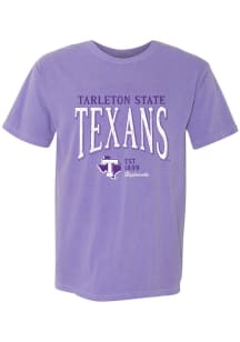 Summit Sportswear Tarleton State Texans Womens Purple Jackie Short Sleeve T-Shirt