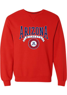Summit Sportswear Arizona Wildcats Womens Red Jessie Crew Sweatshirt