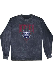 Summit Sportswear Arizona Wildcats Womens Navy Blue Bella LS Tee
