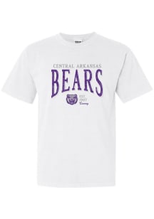 Summit Sportswear Central Arkansas Bears Womens White Jackie Short Sleeve T-Shirt