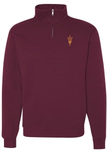 Summit Sportswear Arizona State Sun Devils Womens Maroon Jamie Qtr Zip