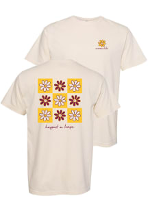 Summit Sportswear Arizona State Sun Devils Womens Ivory Jackie Short Sleeve T-Shirt