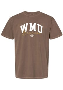 Summit Sportswear Western Michigan Broncos Womens Brown Script Short Sleeve T-Shirt