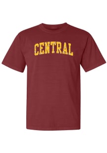 Summit Sportswear Central Michigan Chippewas Womens Brown Bold Comfort Colors Short Sleeve T-Shirt