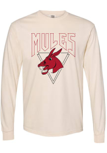 Summit Sportswear Central Missouri Mules Womens Ivory Addie LS Tee