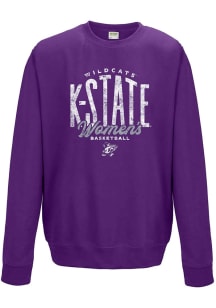 Summit Sportswear K-State Wildcats Womens Purple Jessie Crew Sweatshirt