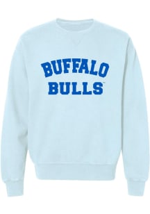 Summit Sportswear Buffalo Bulls Womens Light Blue Classic Jessie Crew Sweatshirt