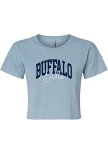 Summit Sportswear Buffalo Bulls Womens Light Blue Jade Short Sleeve T-Shirt