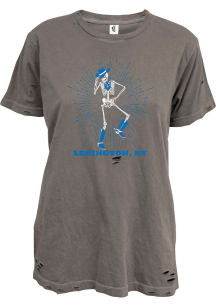 Summit Sportswear Lexington Womens Black Western Graphic Short Sleeve T-Shirt