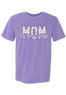 Summit Sportswear TCU Horned Frogs Womens Purple Mom Block Short Sleeve T-Shirt