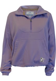 Summit Sportswear K-State Wildcats Womens Purple Leslie Qtr Zip
