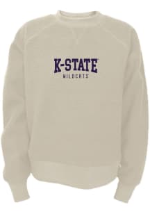 Summit Sportswear K-State Wildcats Womens Grey Michelle Crew Sweatshirt