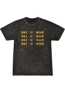 Summit Sportswear Minnesota Golden Gophers Womens Black Boat Oar Short Sleeve T-Shirt